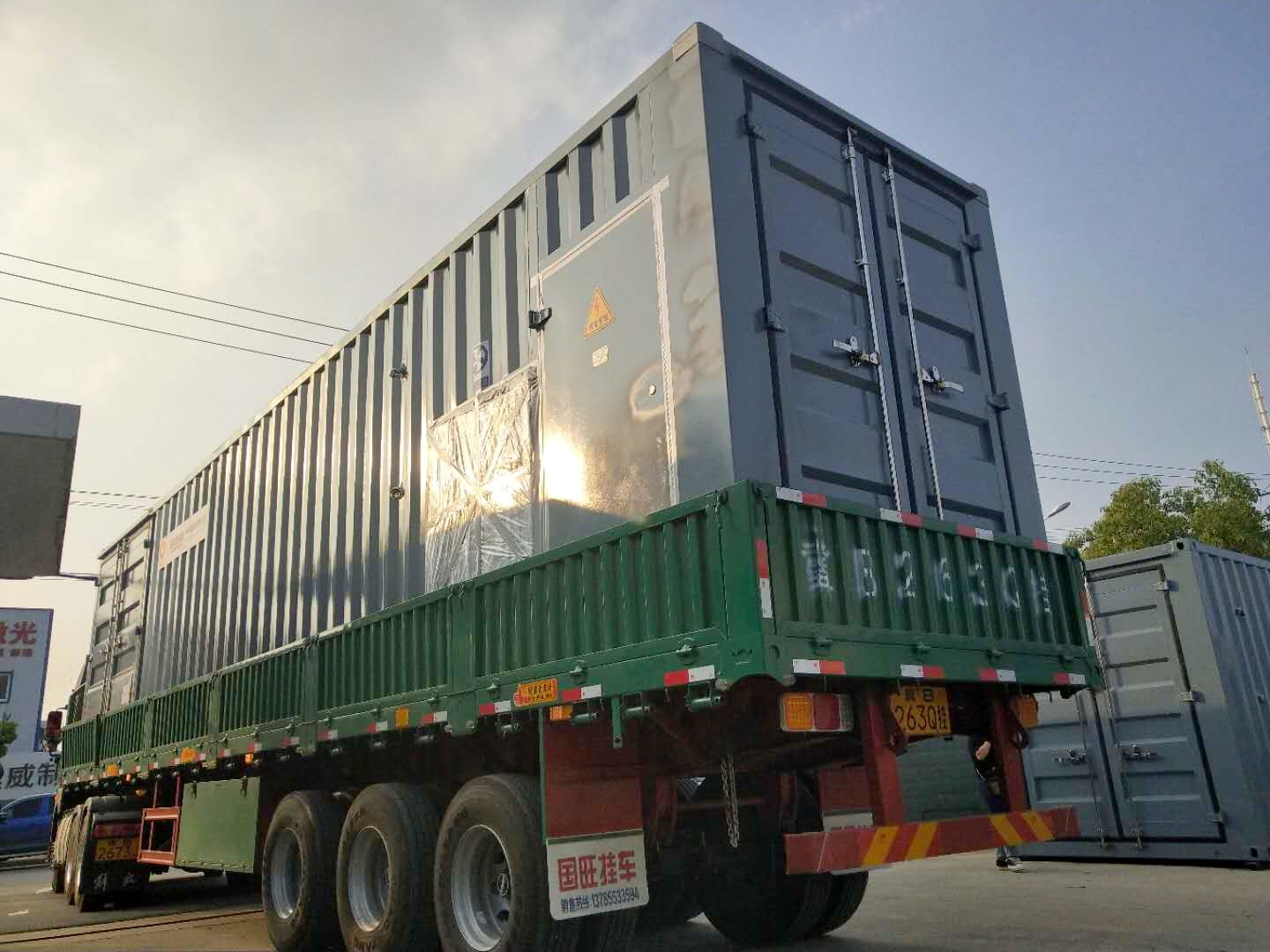 集裝箱變電站出廠(chǎng)圖