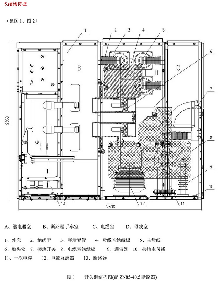 35KV高壓開(kāi)關(guān)柜技術(shù)資料 400-128-7988